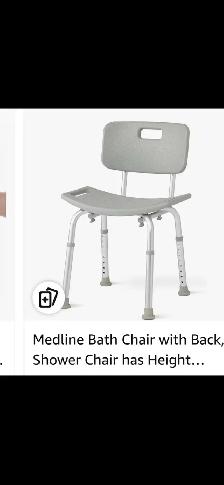 Bath  Chair with Back