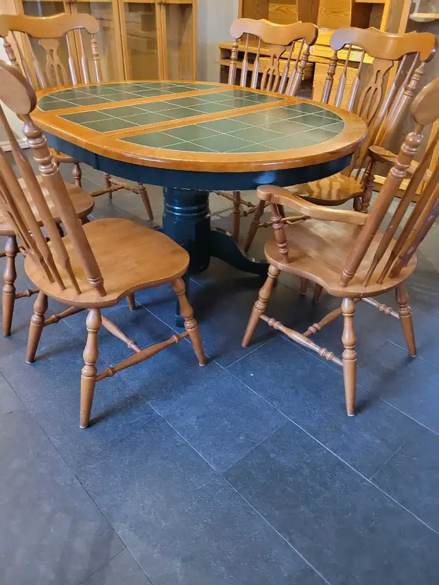 Table and Six chairs