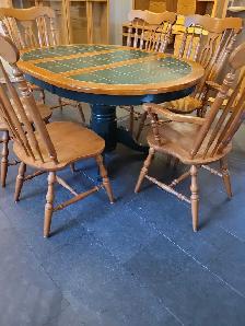 Table and Six chairs
