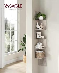 Modern 5-Tier Wall Mounted Corner Shelf - Photo 2