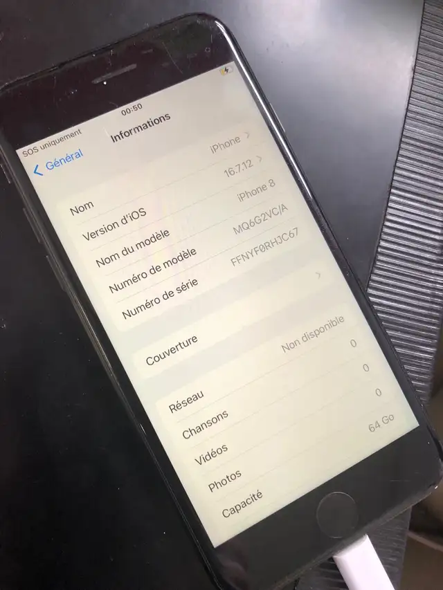 iPhone 8 noir 64G débloquer - Photo 5
