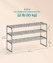 3-Tier Shoe Rack Organizer - Photo 3