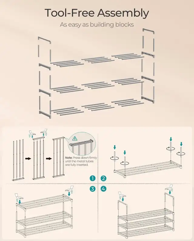 3-Tier Shoe Rack Organizer - Photo 5