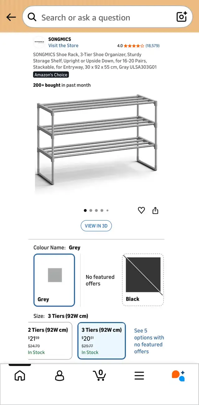 3-Tier Shoe Rack Organizer - Photo 9