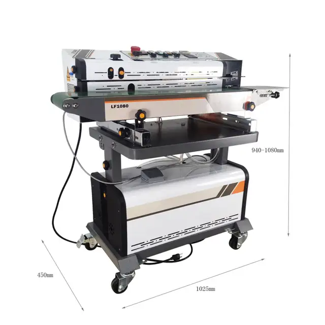 Continuous Vacuum Packing Bag Sealing Machine 110V 181016 - Photo 2