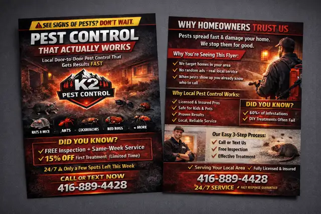 FOR ALL PESTS K2 PEST CONTROL SERVICES "1 YEAR WARRANTY" - Photo 3