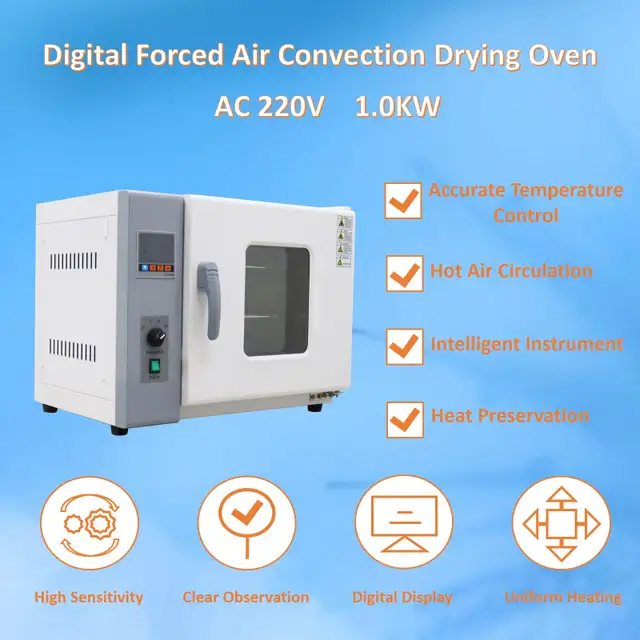 101-0AB Lab Digital Forced Air Convection Drying Oven 160110 - Photo 2