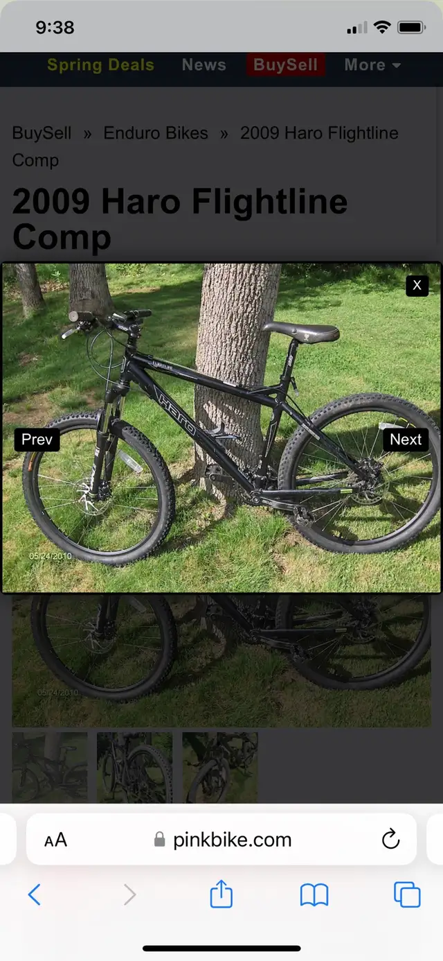 WANTED: 2009 Haro Flightline Bike