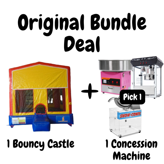 bouncy castle , bounce house | cotton candy machine