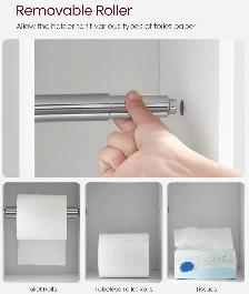 VASAGLE Slim Bathroom Storage Cabinet - Photo 6