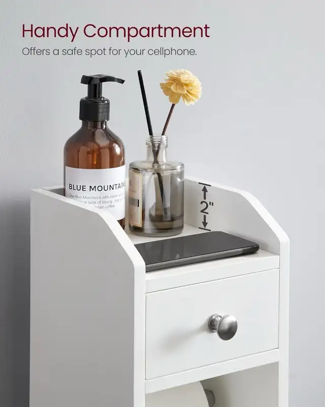 VASAGLE Slim Bathroom Storage Cabinet - Photo 8