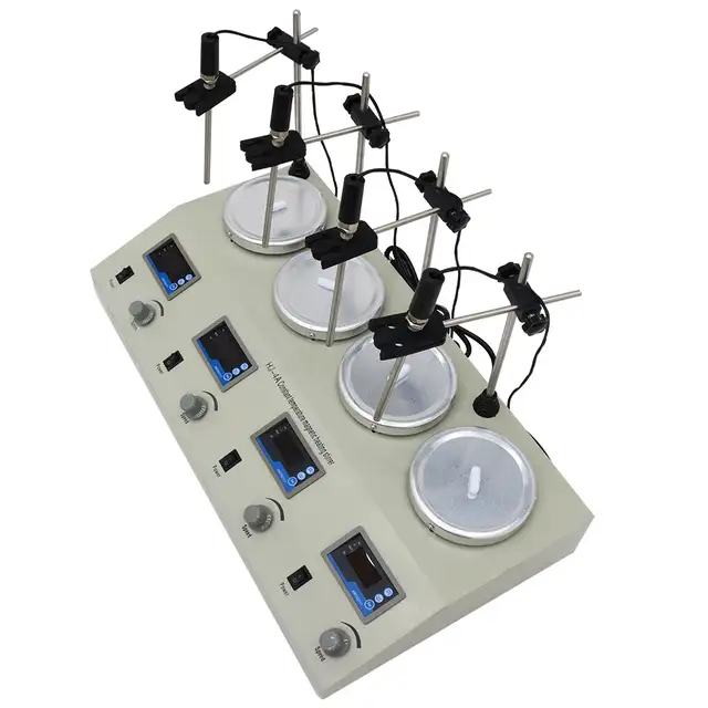 4 Heads Multi unit Digital Thermostatic Magnetic Stirrer 210054 - Photo 3