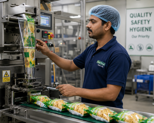 Hiring Machine operator (with experience in Food industry)