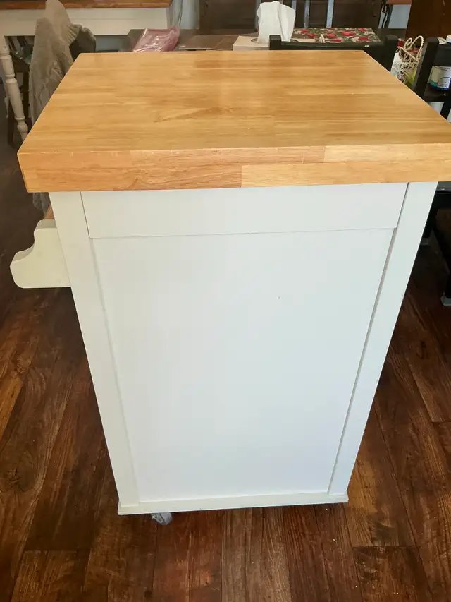 CUISINART ISLAND WITH BUTCHER BLOCK TOP - Photo 3