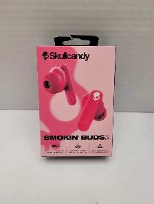 Skullcandy Smokin Buds XT Bluetooth Earbuds - Pink NEW