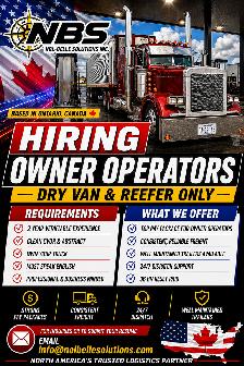 OWNER OPERATORS – DRY VAN & REEFER