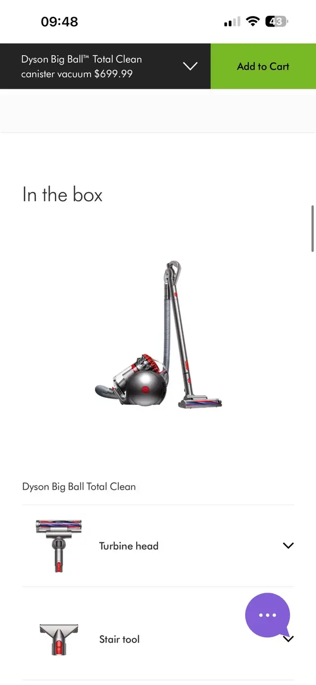 Dyson big ball total clean - Photo 2