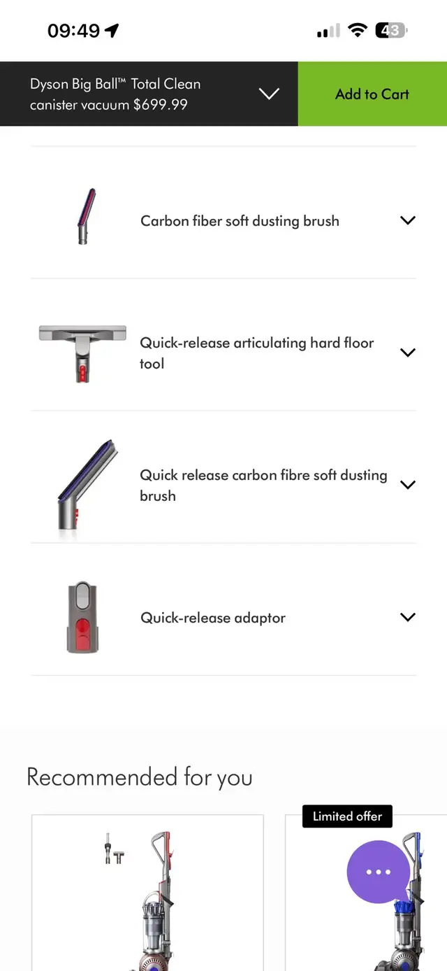Dyson big ball total clean - Photo 4