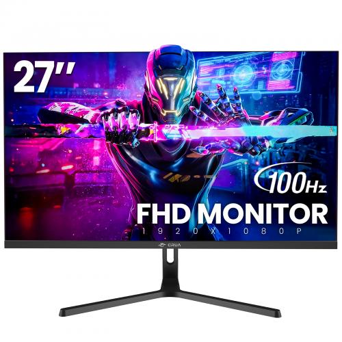 Moniteur Gaming CRUA 27'' Full HD 1080p 100Hz HDMI NEUF, scellé