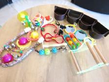 CAGE, PIED, BAIN, JOUETS pour INSÉPARABLE-S - Photo 4