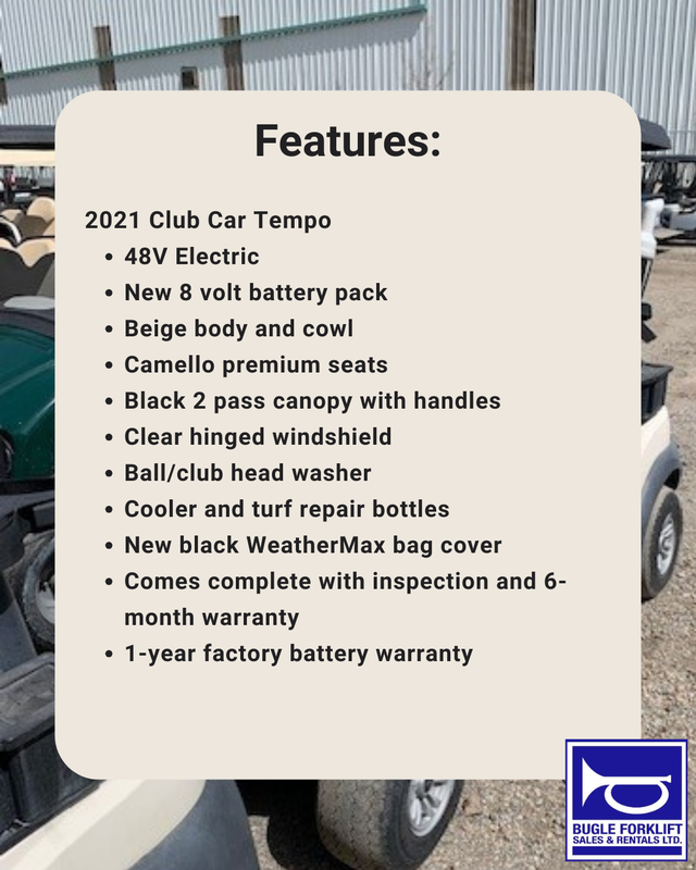 2021 Club Car Tempo - Photo 3