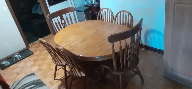 7 Piece Oak Dining Set