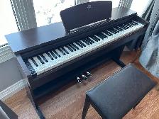 Yamaha YDP140 Piano and stool