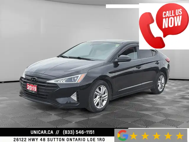 2019 Hyundai Elantra Preferred w/Sun & Safety Package No Acciden