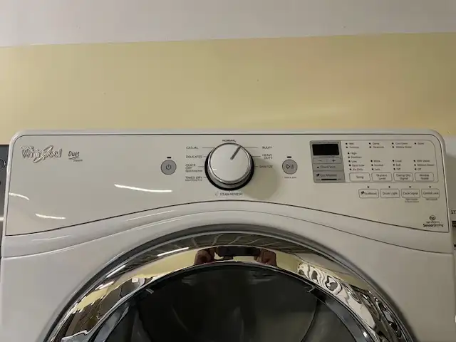 Laveuse sécheuse frontales blanches Whirlpool - Photo 2