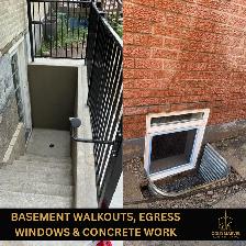 BASEMENT SIDE ENTRANCE-BELOW GRADE-CONCRETE CUTTING 437.998.5742
