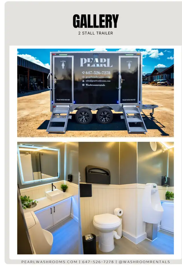 luxury washroom rentals