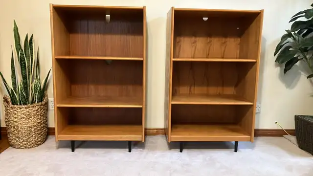 Mid century TEAK TECK Modulaire. Bahut disques vinyles, biblioth - Photo 2
