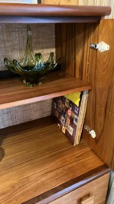Mid century. TEAK TECK. Buffet, tallboy, bahut disques vinyles, - Photo 6