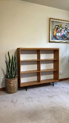 Mid century. Vitrine, buffet, bibliothèque. Lampe teak teck PAS - Photo 3
