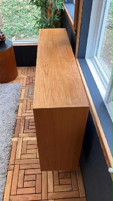 Mid century. Crédence, buffet, bibliothèque. Lampe teak teck PAS - Photo 8