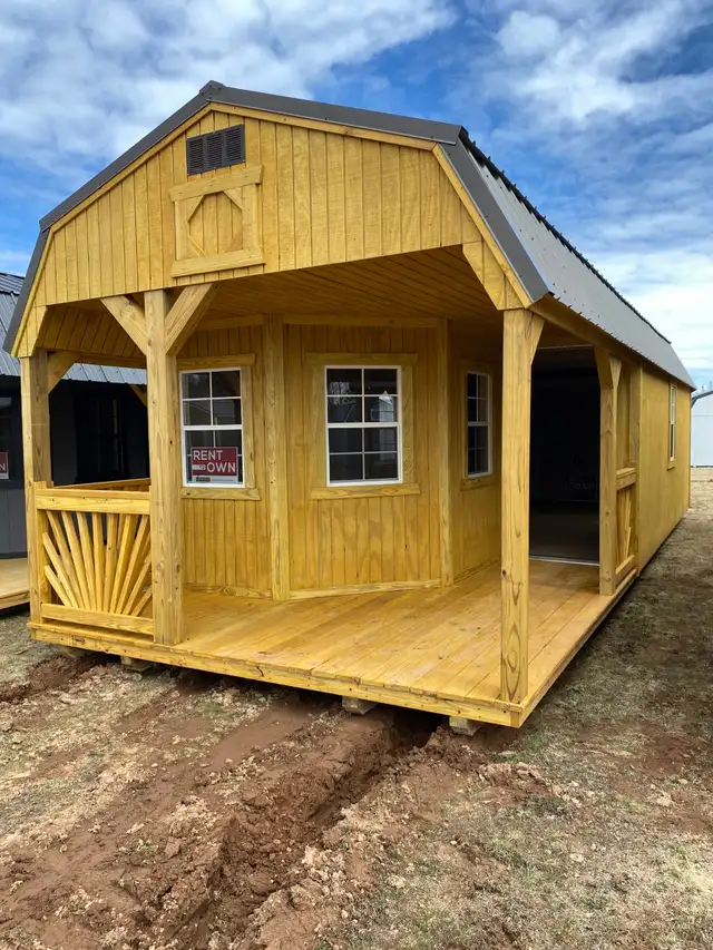12 X 32 Deluxe Playhouse - Old Hickory Buildings