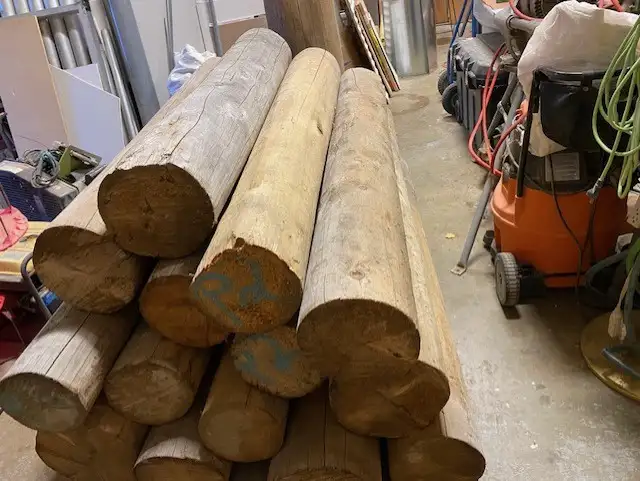 Several Red and Yellow Cedar Logs - Photo 8