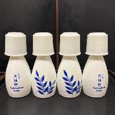 Vintage Gekkeikan Japanese 5' Sake Bottle & Cup