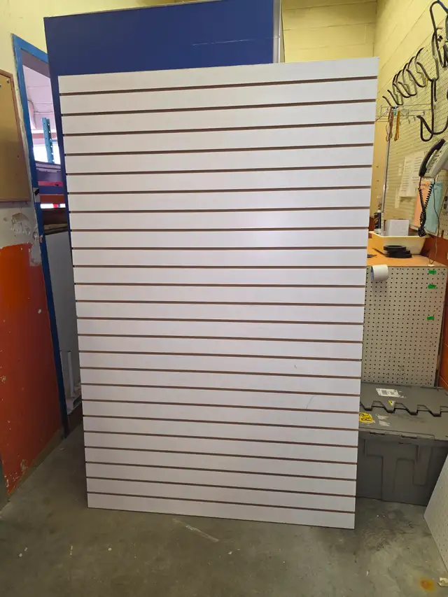 75' x 48' x 1 1/8' Slot Board Heavy Duty Retail Shop One Pieces
