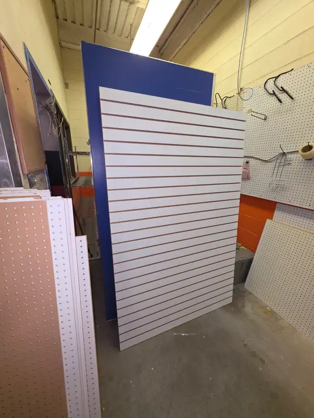 75' x 48' x 1 1/8' Slot Board Heavy Duty Retail Shop One Pieces - Photo 3