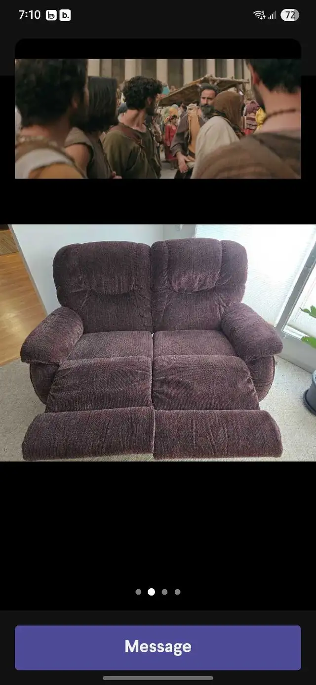 Lazyboy Loveseat and Rocker Recliner