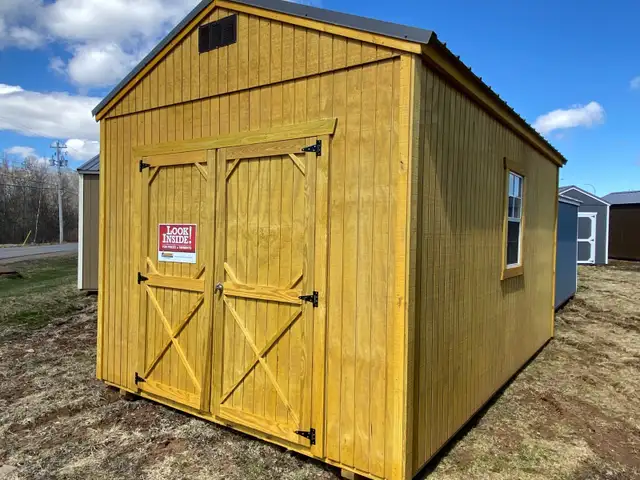 10x16 Utility Shed (8 ft. walls) - Old Hickory Buildings
