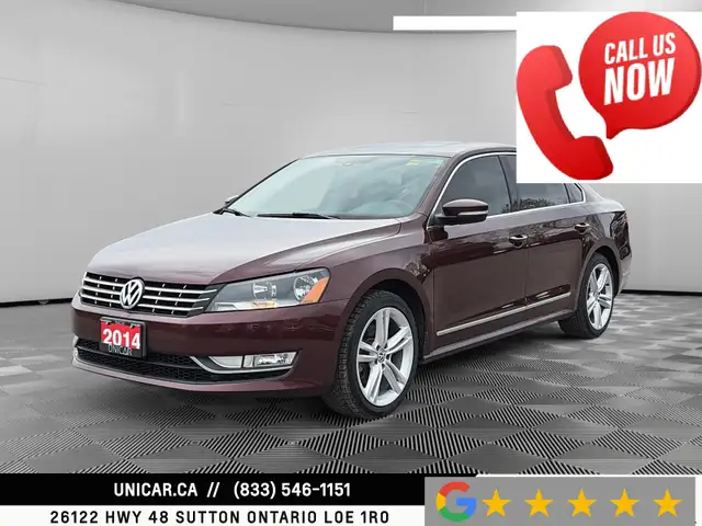 2014 Volkswagen Passat TDI Highline No Accidents Sunroof Leather