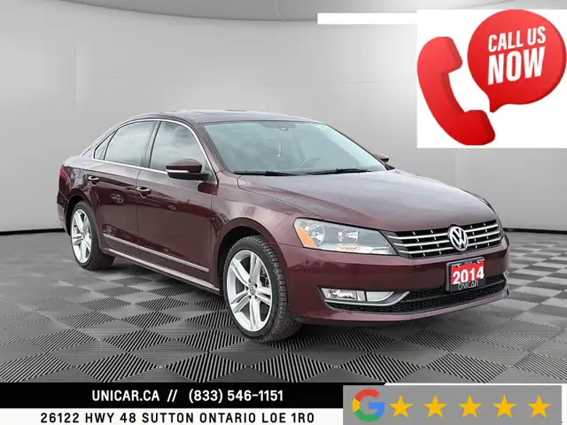 2014 Volkswagen Passat TDI Highline No Accidents Sunroof Leather - Photo 3