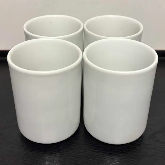 White Yunomi Japanese Teacups - Photo 3