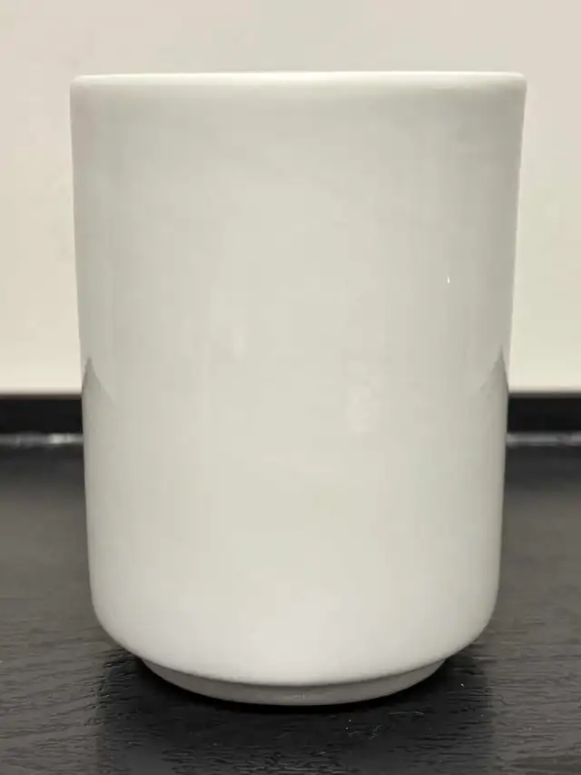 White Yunomi Japanese Teacups - Photo 6