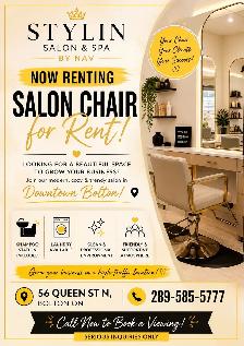 Salon Space for Rent