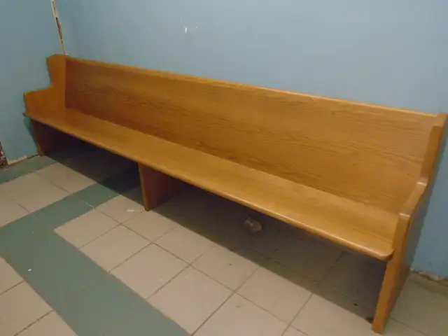 10 foot oak bench (ask to view)