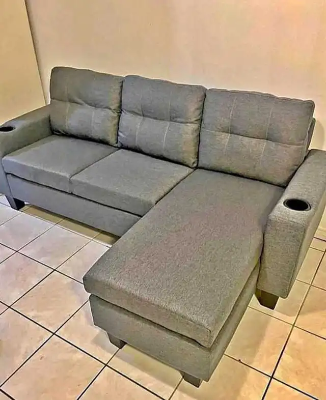 Hardwood Frame L Shape 3 Seater Sofa - Free Home Delivery