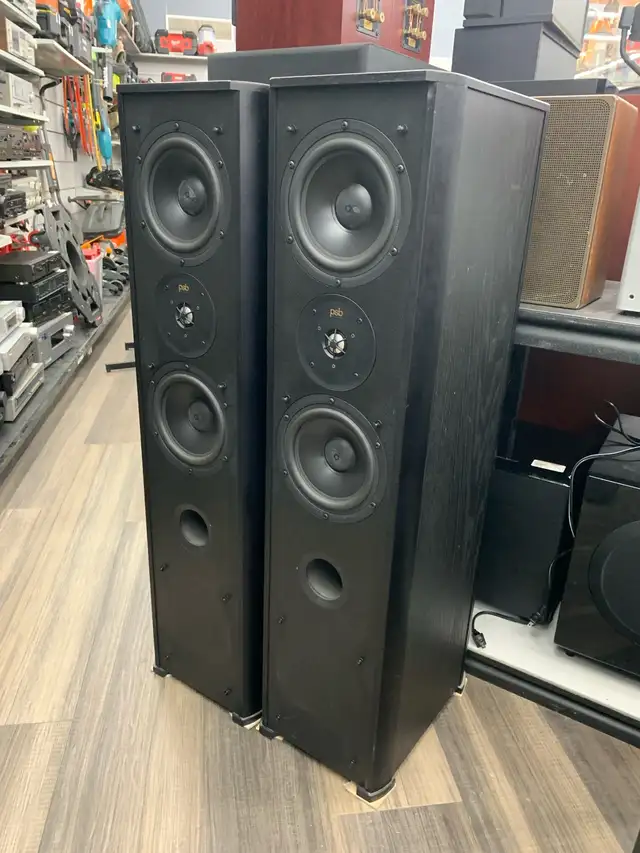 PSB Stratus Silver Tower Speakers (Pair) - Photo 2